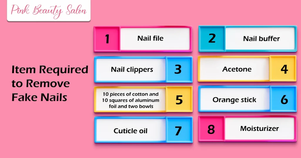 What Are The Item Required to Remove Fake Nails 