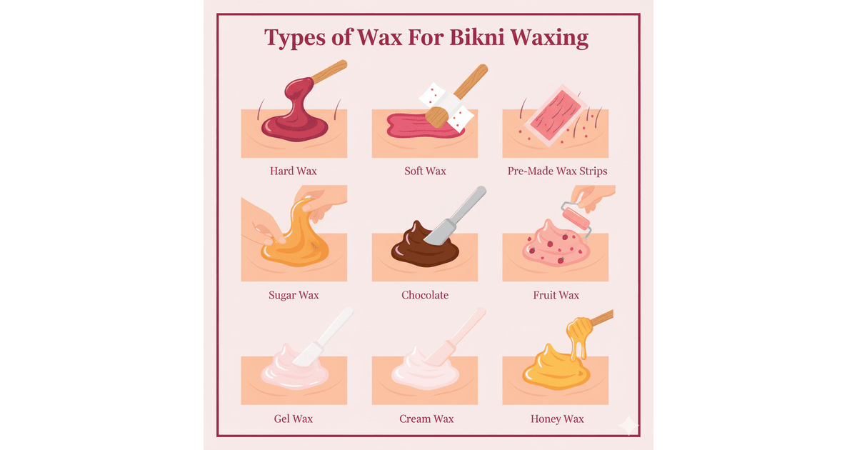 types of wax for bikini waxing