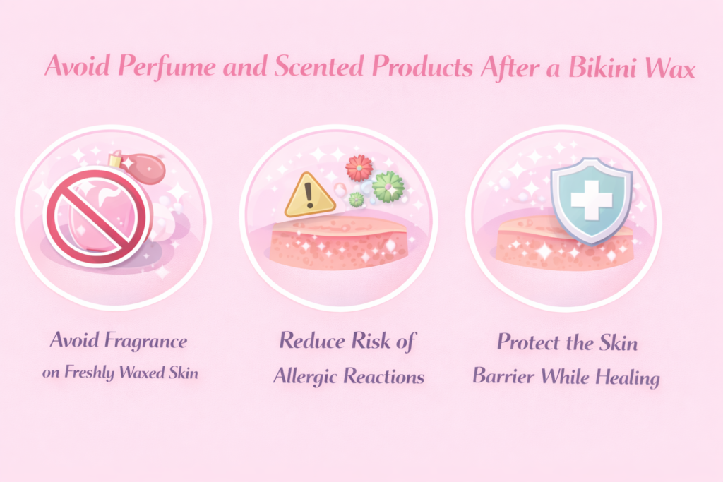 Avoid Perfume and Scented Products After a Bikini Wax