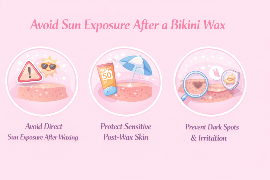 Avoid Sun Exposure After a Bikini Wax