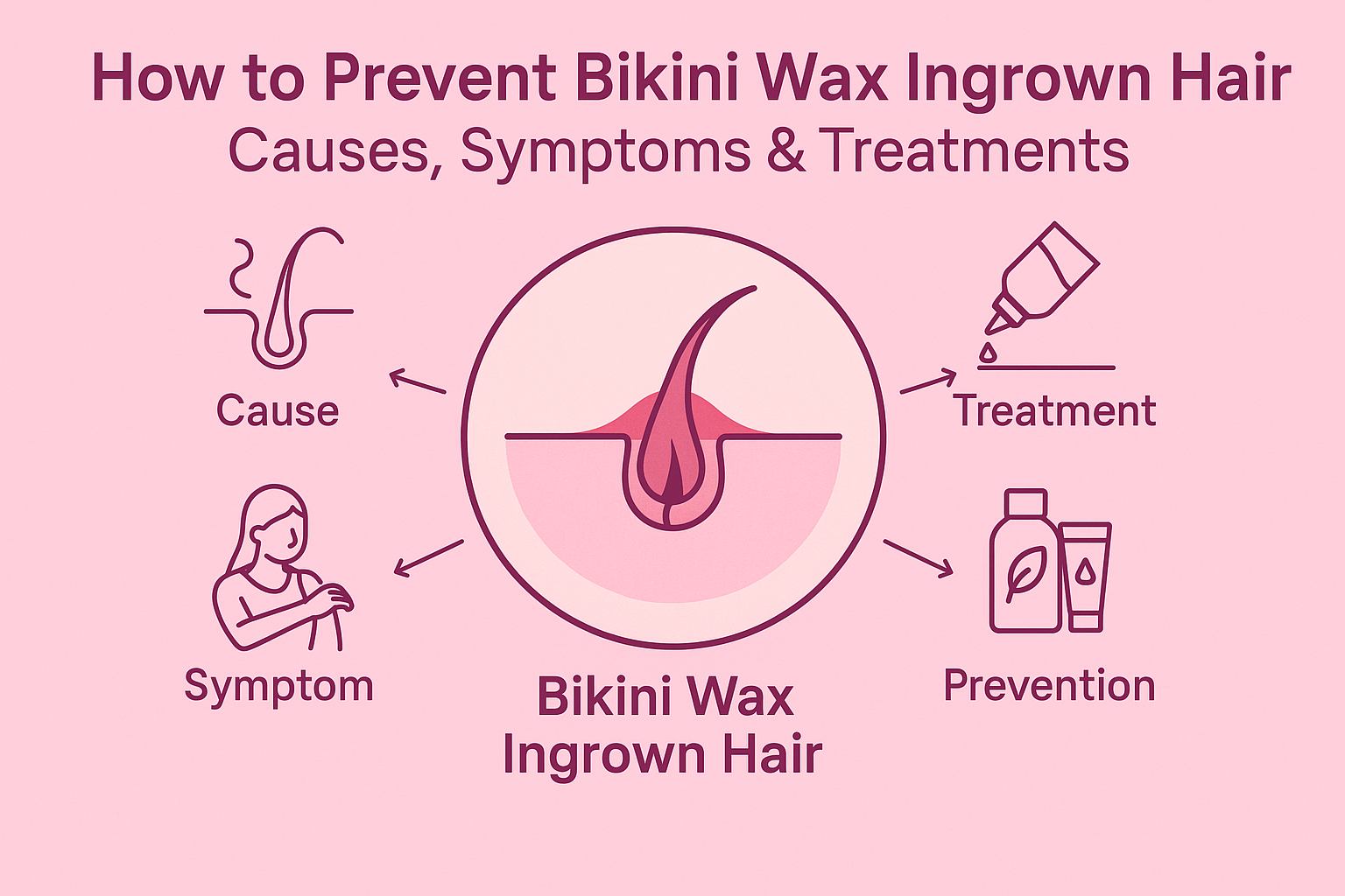 How to Prevent Bikini Wax Ingrown Hair | Causes Symptoms & Treatments