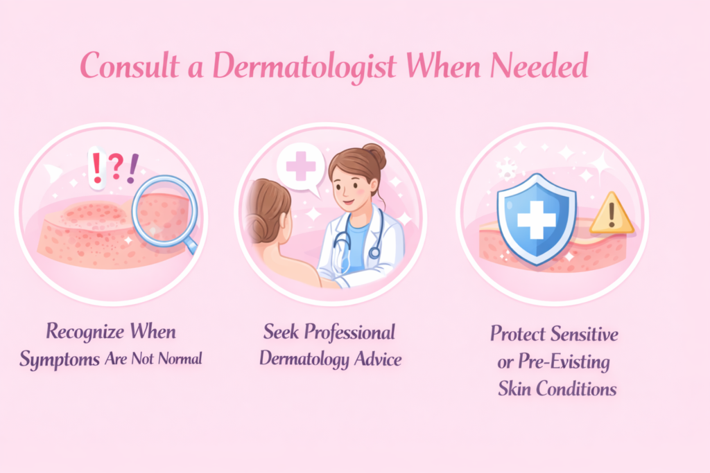 Consult a Dermatologist When Needed