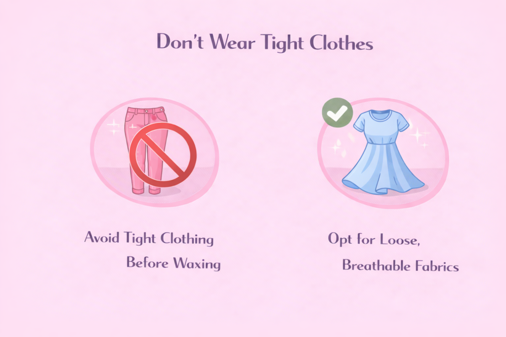 Don’t Wear Tight Clothes