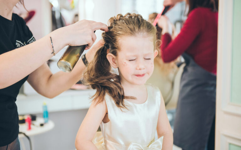 Kids hair salon services