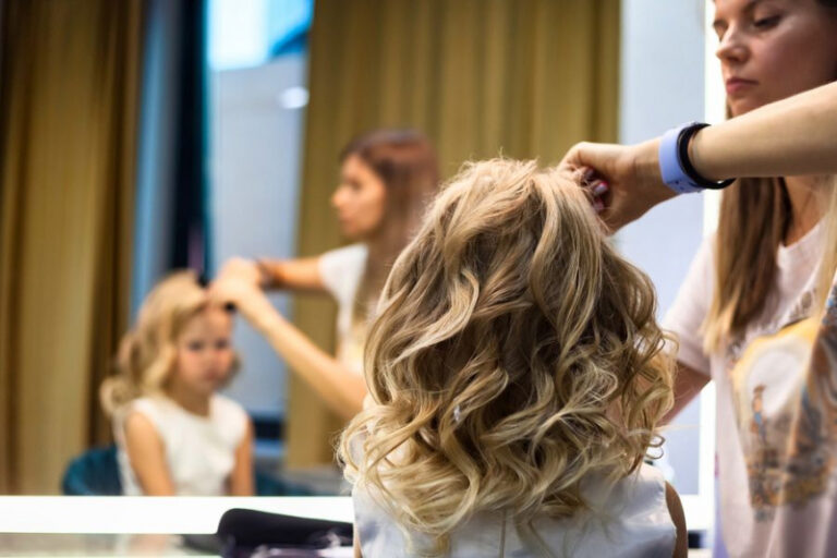 Kids hair salon services in Dubai