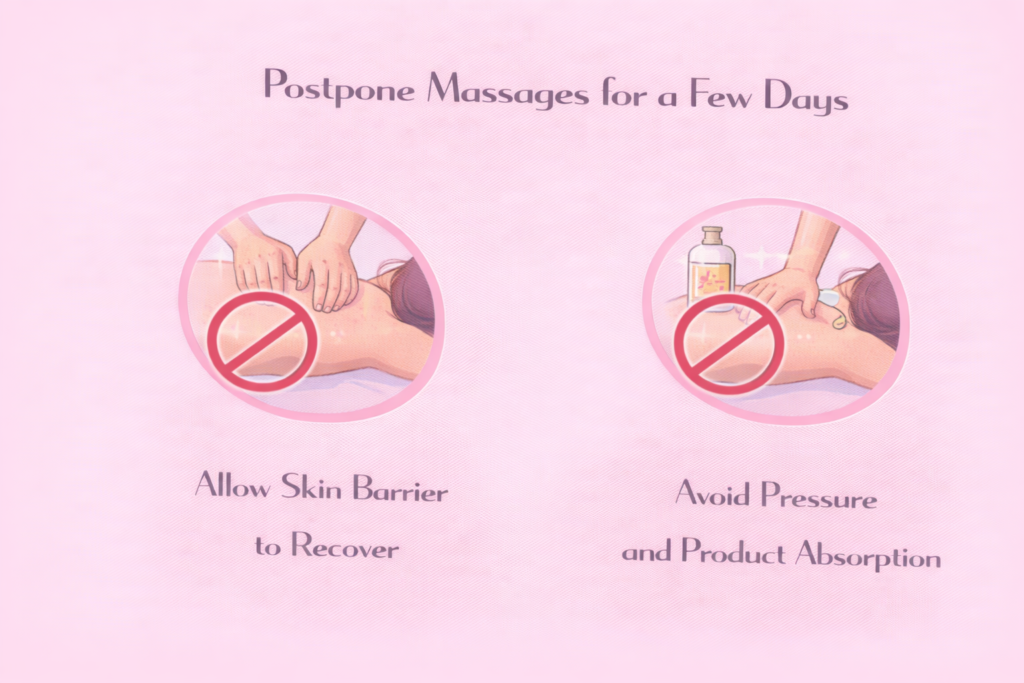 Postpone Massages for a Few Days