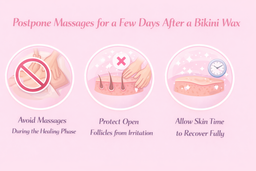 Postpone Massages for a Few Days After a Bikini Wax