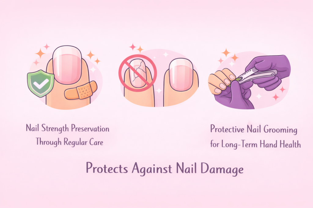 Protects Against Nail Damage