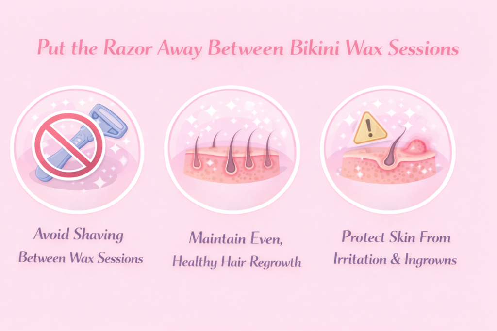 Put the Razor Away Between Bikini Wax Sessions