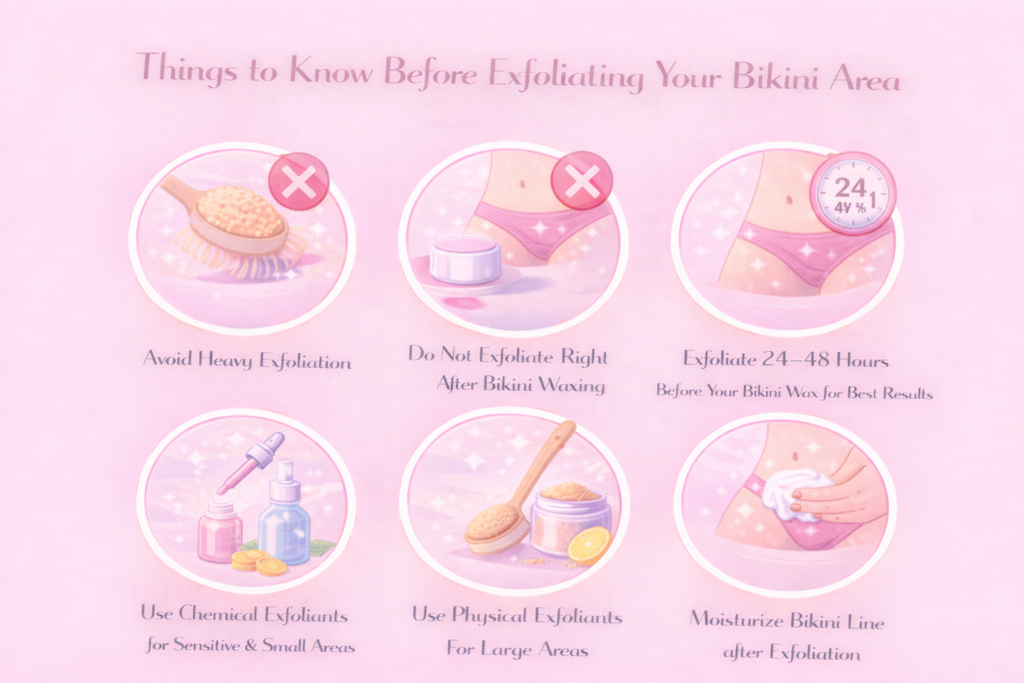 Things to Know Before Exfoliating Your Bikini Area