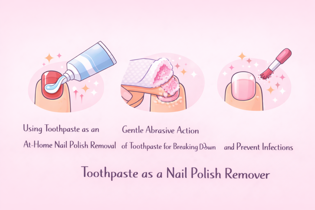 Toothpaste as a Nail Polish Remover
