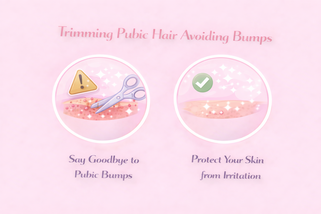 Trimming Pubic Hair Avoids Bumps