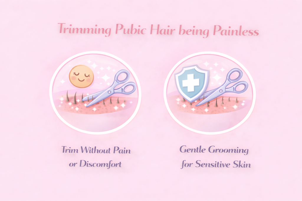 Trimming Pubic Hair is Painless