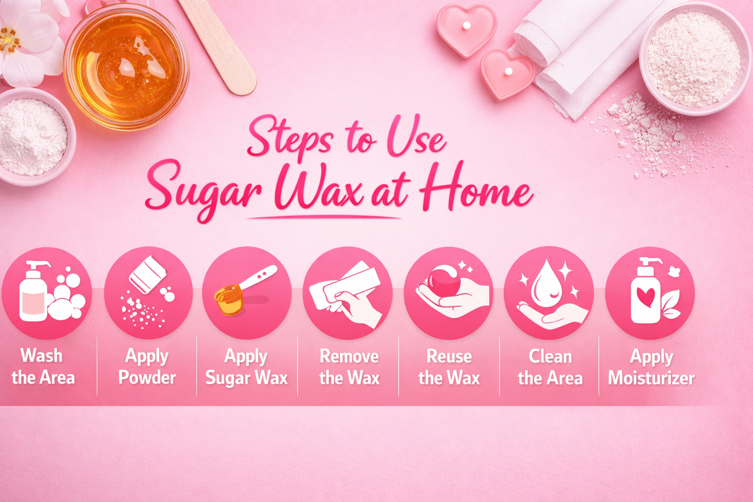 How to apply sugar wax at home
