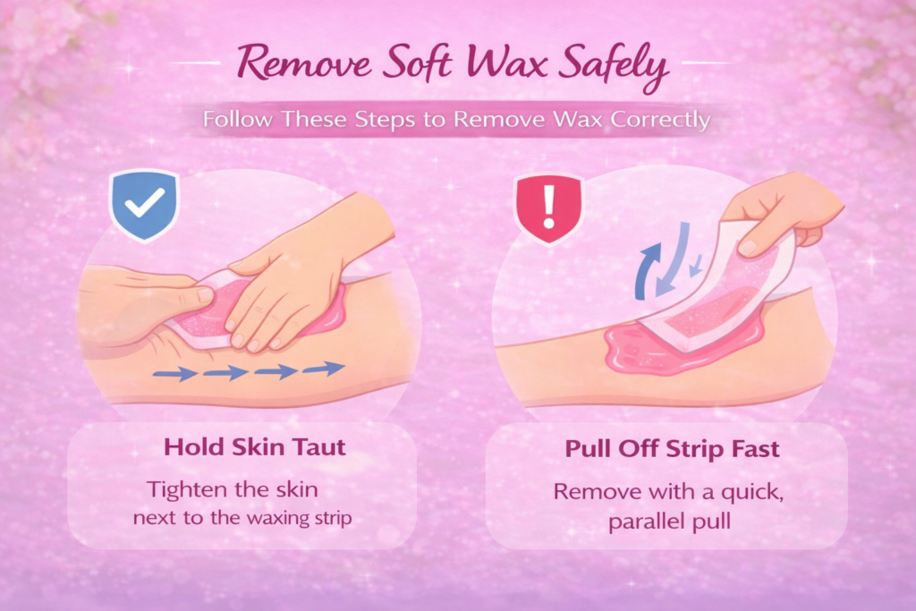 Remove Soft Wax Safely