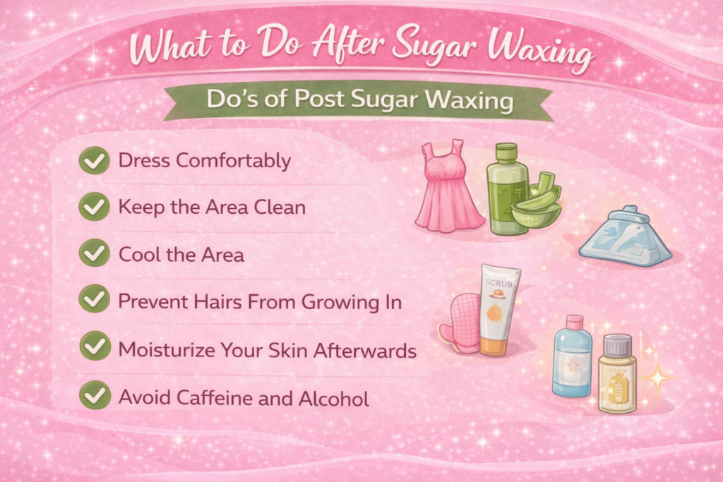 What to Do After Sugar Waxing