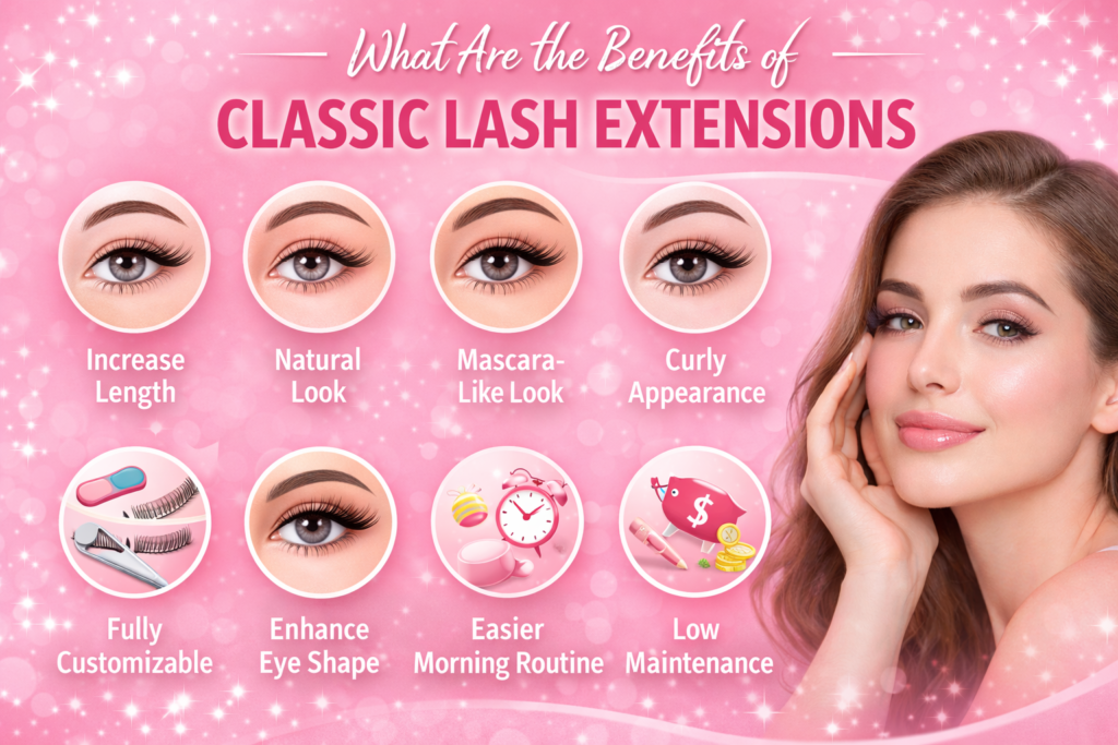 Benefits of Classic Lash Extensions