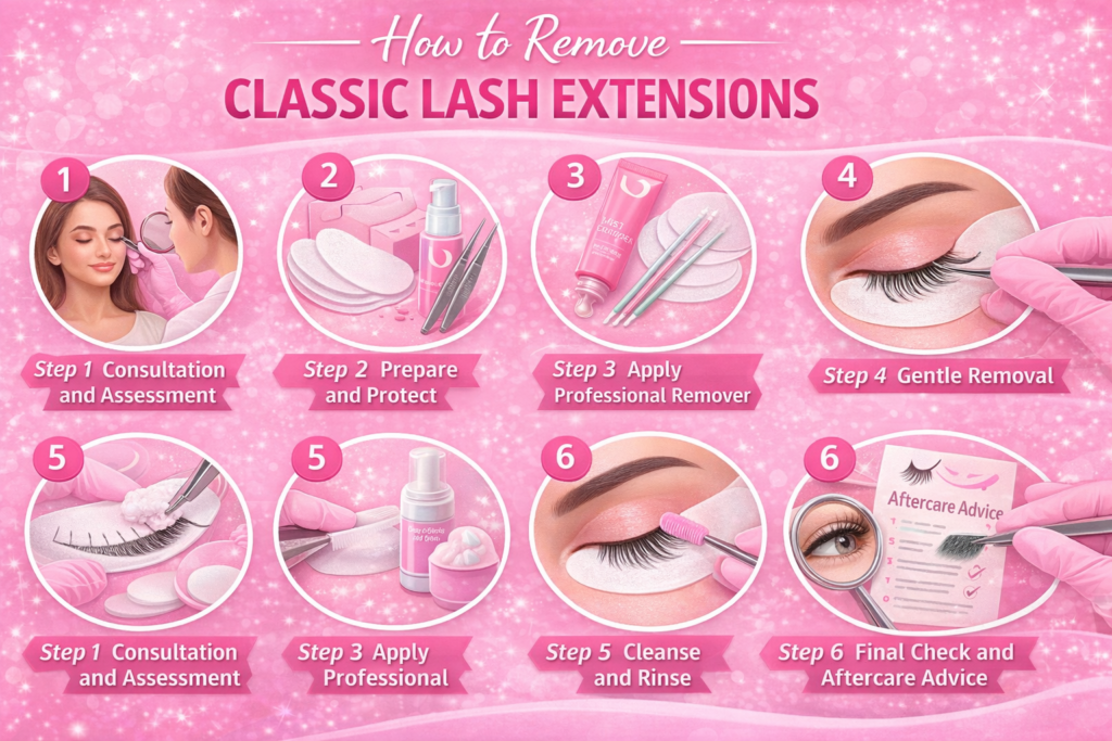 How to Remove Classic Lash Extensions