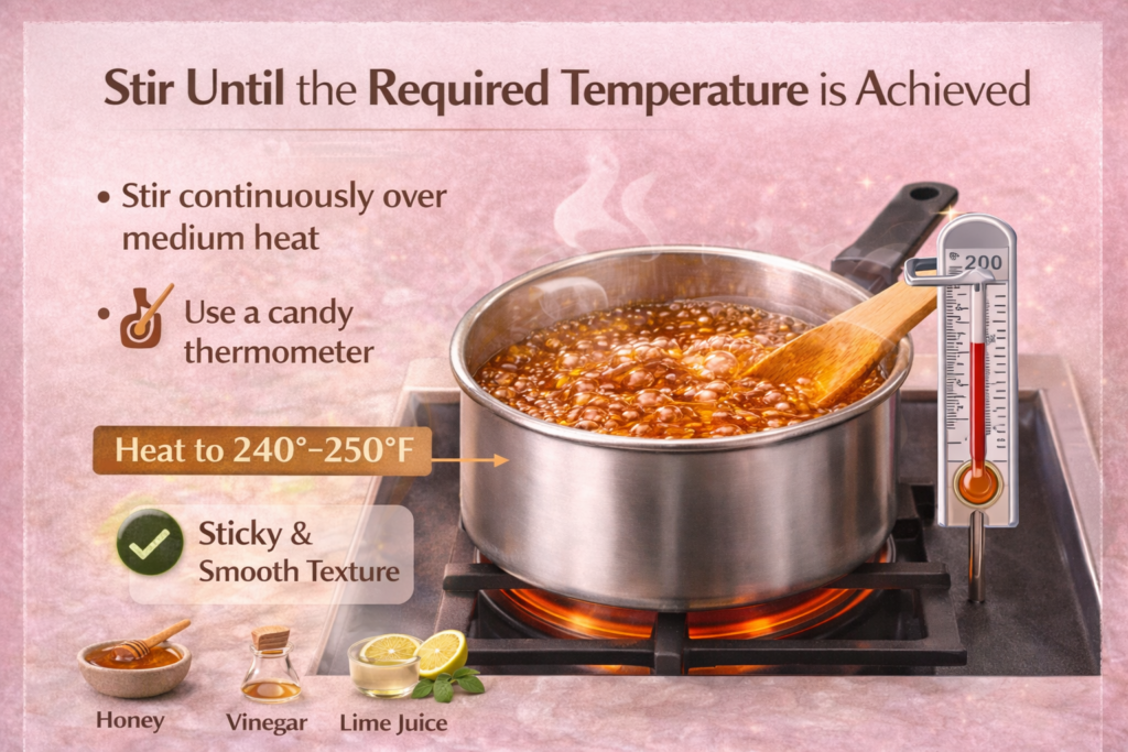 Stir Until the Required Temperature