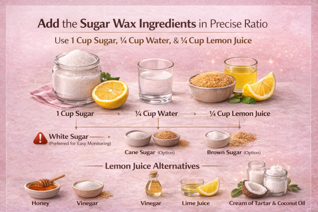 Sugar Wax Ingredients