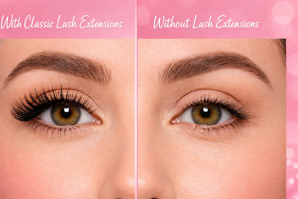 What Do Classic Lash Extensions Look Like