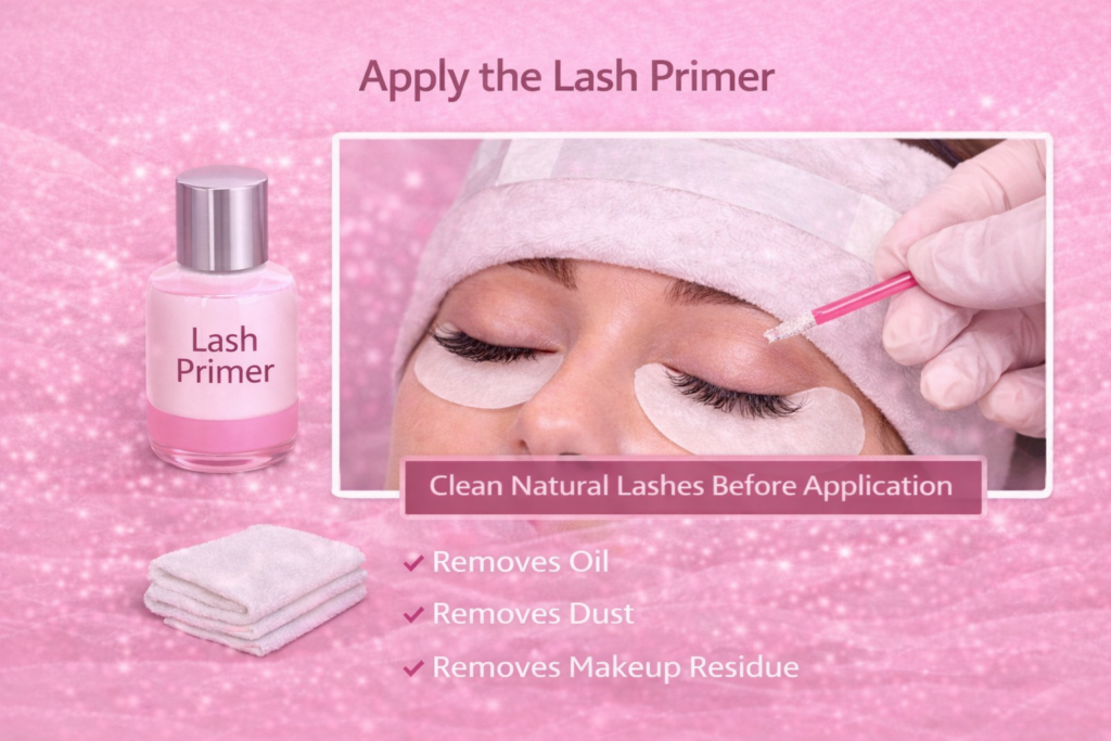 Apply the Lash Primer