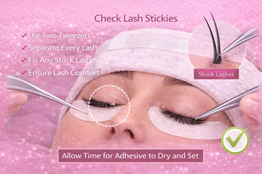 Check Lash Stickies