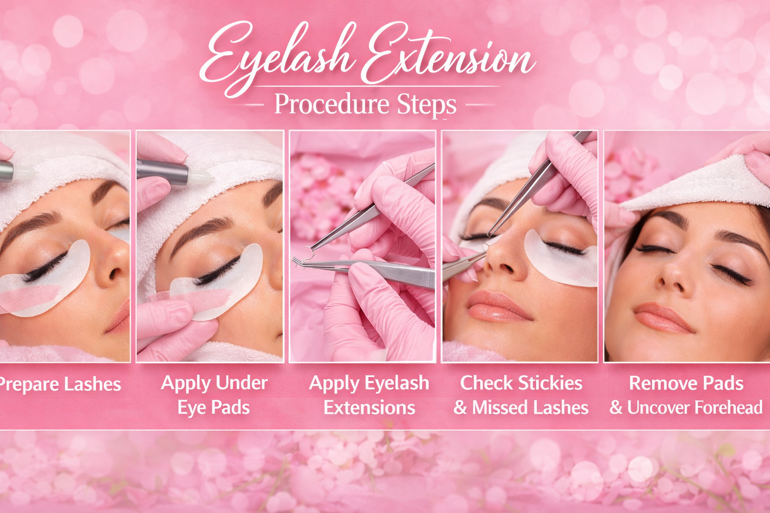 How to Apply Eyelash Extensions