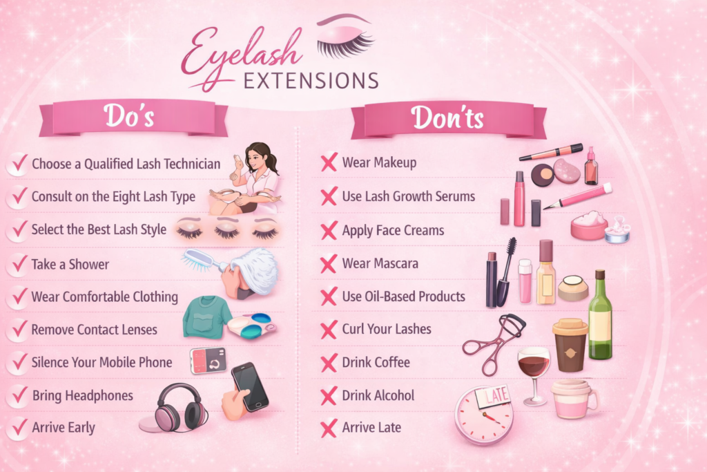 How to Prepare for Eyelash Extensions