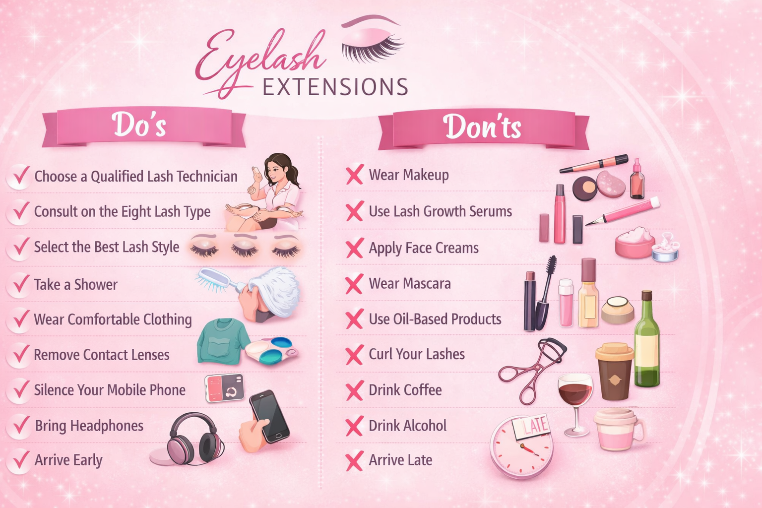 How to Prepare for Eyelash Extensions