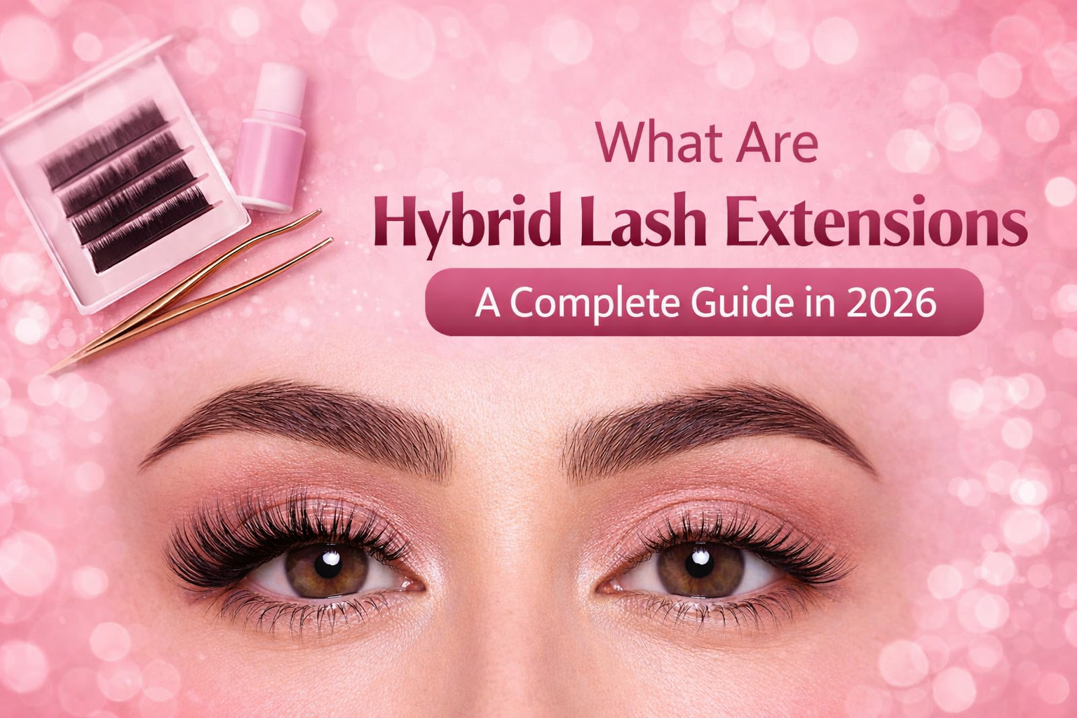 What Are Hybrid Lash Extensions