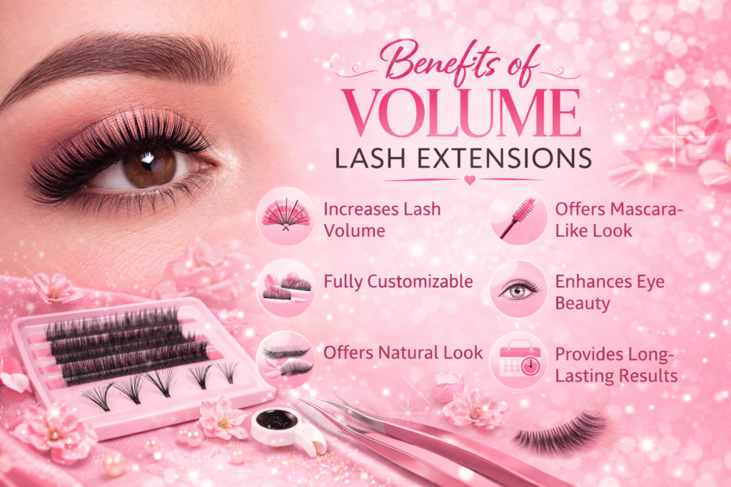 Benefits of Volume Lash Extensions