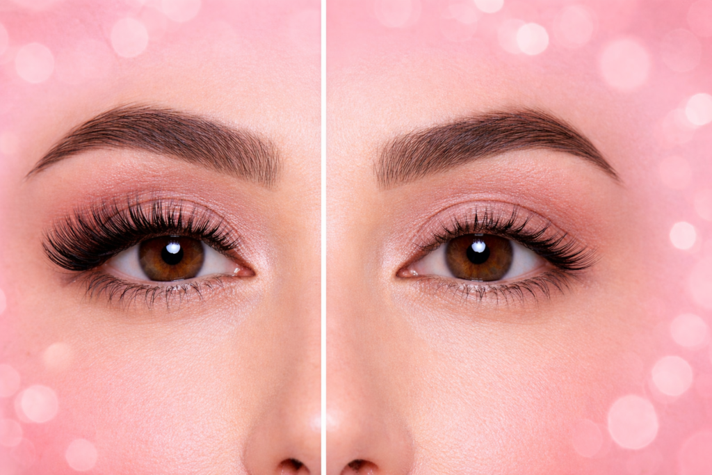 What Do Hybrid Lash Extensions Look Like