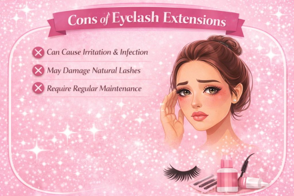 Drawbacks of Eyelash Extensions