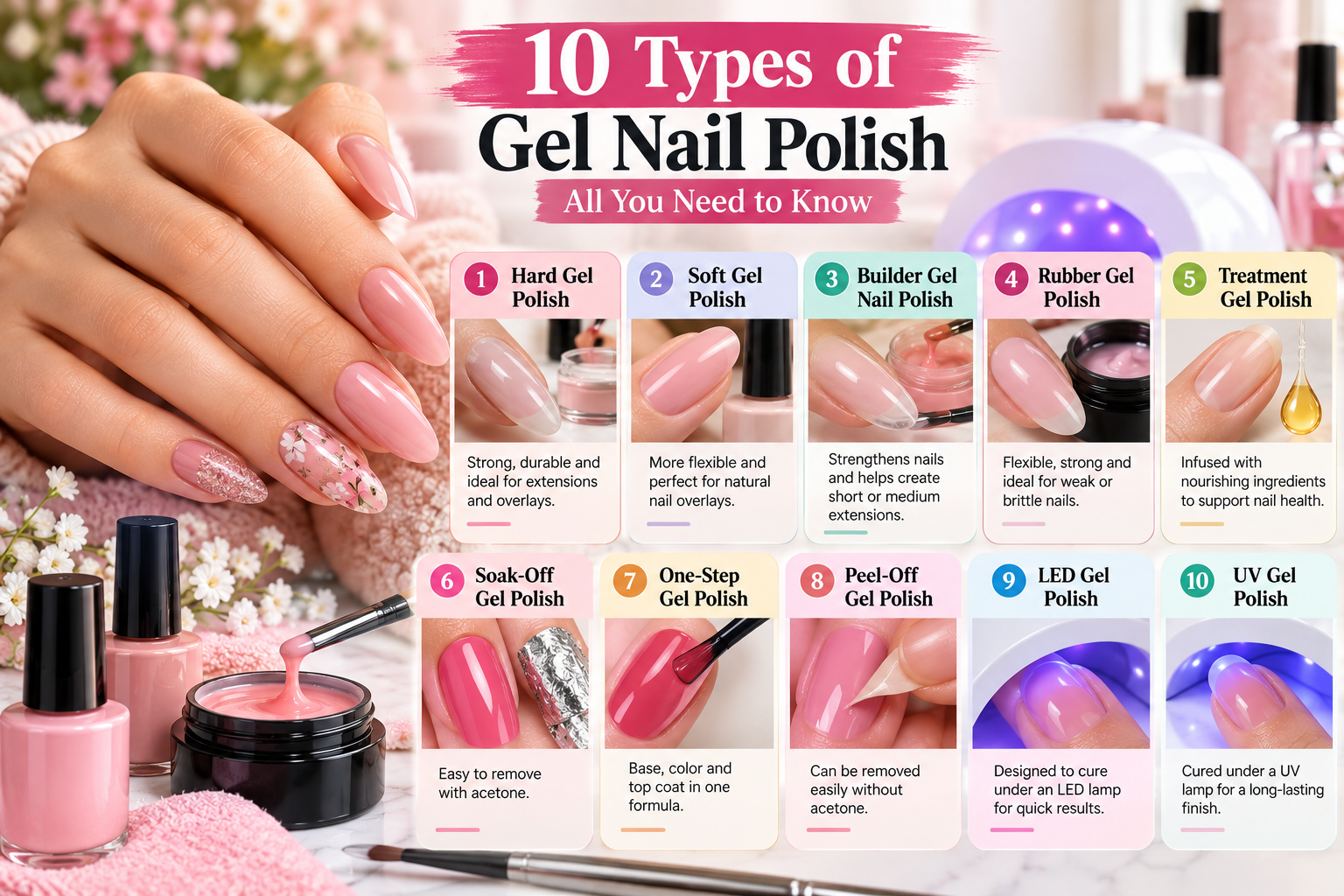Types of Gel Nail Polish