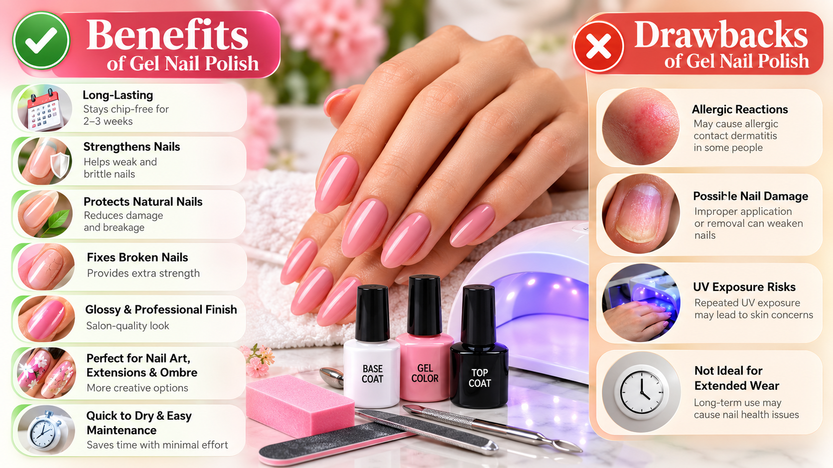 Benefits of Gel Nail Polish: Pros & Cons of Gel Nail Polish