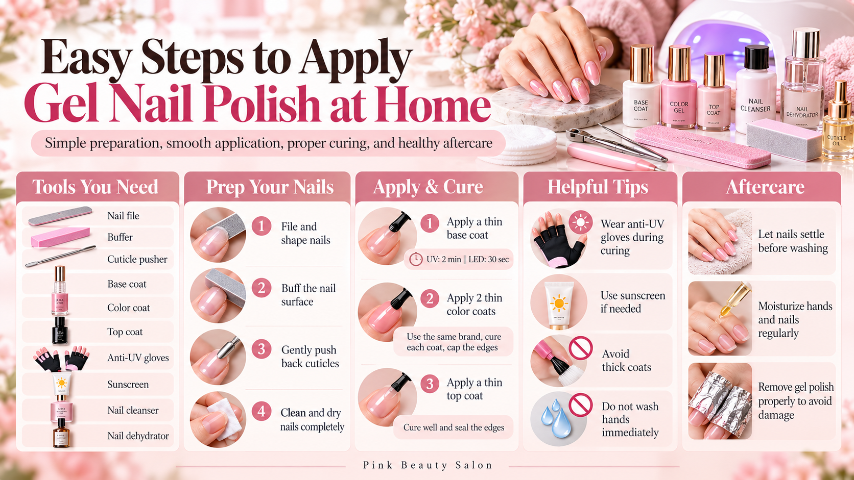 How to Apply Gel Nail Polish